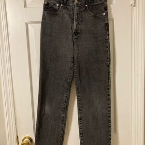 Madewell Straight Leg Jeans - Charcoal